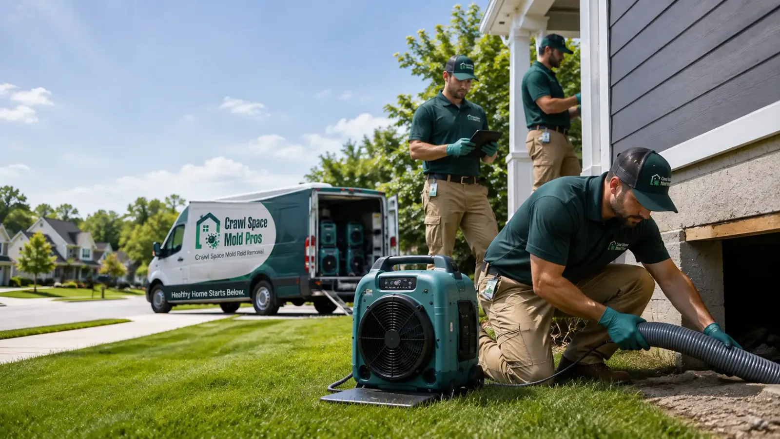 Crawl Space Mold Removal in Yale, IA